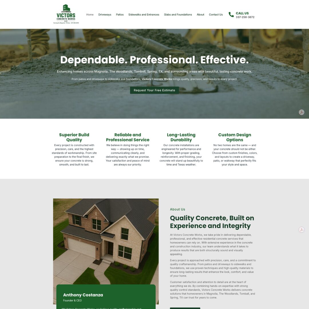 Victors Concrete Works